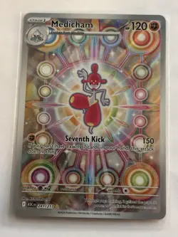 Medicham 241/217 Illustration Rare Ascended Heroes Holo Pokemon English NM - Image 1