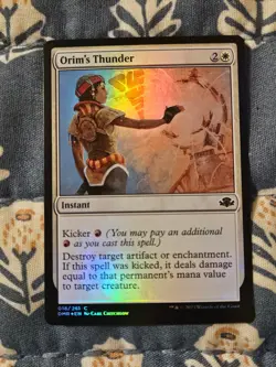 Orim's Thunder FOIL Dominaria Remastered Magic MTG - Image 2