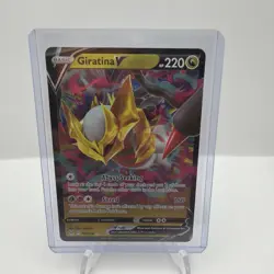 Pokemon TCG Giratina V 130/196 Sword & Shield Lost Origin Regular Ultra Rare - Image 1