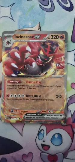 Incineroar EX 34/162 Double Rare Pokemon Temporal Forces NM/M - Image 1