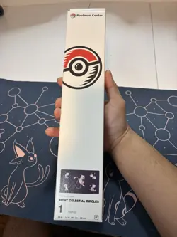 Pokemon Center Mew Celestial Circles Standard Playmat Pokemon TCG CCG 24x14in - Image 2