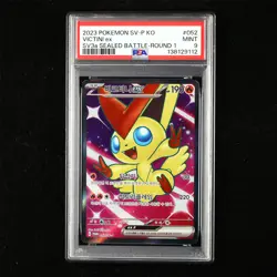PSA 9 MINT 2023 Pokemon KOR Victini ex G 052/SV-P Promo(1) - Image 1