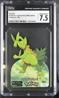 2006 Pokemon Lamincards Italian Sceptile 254 CGC 7.5 Near Mint+ Pop 1 - Image 1