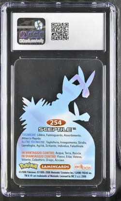 2006 Pokemon Lamincards Italian Sceptile 254 CGC 7.5 Near Mint+ Pop 1 - Image 2