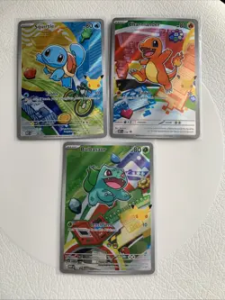 Pokemon First Partner Illustration MEP Bulbasaur Charmander Squirtle 037 038 039 - Image 5