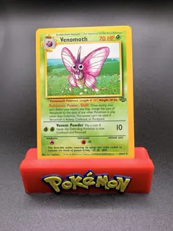 Pokemon TCG Jungle Set Venomoth Unlimited #29/64 Non Holo Rare 1999 WOTC VTG NM - Image 1