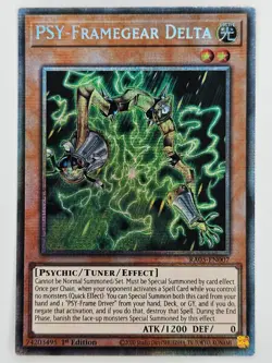 YuGiOh Rarity V 5 RA05-EN007 PSY-Framegear Delta Starlight Rare - Image 1