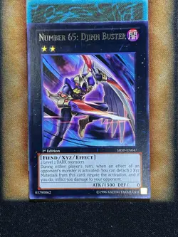 Yugioh Number 65: Djinn Buster SHSP-EN047 Rare 1st Ed NM - Image 1