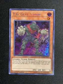 [LP] T.G. Gear Zombie BLHR-EN023 1st Edition Secret Rare 2019 - Image 1