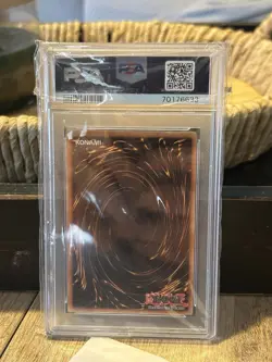 Yu-Gi-Oh! Gaia The Dragon Champion Blue Eyes LOB-125 REVERSE FOIL ERROR PSA 9 - Image 2