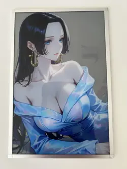 Boa Hancock Elsa Cosplay Illustration One Piece A6 Acrylic Art Board Meiniang - Image 1