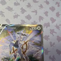 Pokemon Arceus V 166/172 Swsh09 Brilliant Stars Ultra Rare Full Art Holo Card - Image 4