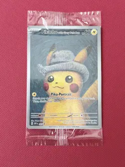 Van Gogh Pikachu with Grey Felt Hat SVP 085 Promo Pokemon Card New Sealed - Image 1