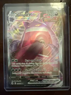2021 Pokemon Gengar VMAX Gigantamax 157/264 Full Art Fusion Strike TCG Card NM - Image 1
