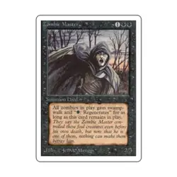 WOTC MtG Unlimited Zombie Master (R) VG - Image 1
