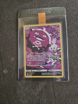 Pokemon Koffing Cosmic Eclipse Card 243/236 Secret Rare Full Art SM Holo - Image 1