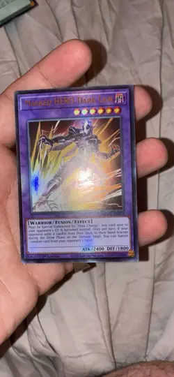 Konami Masked HERO Dark Law 1st Edition Foil Yu-Gi-Oh! Card - Image 2
