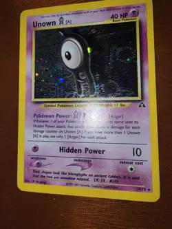 Unown Holo Neo Discovery Pokemon Card 14/75 - Image 5