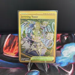 Jamming Tower 243/182 Destined Rivals Hyper Rare Card, Near Mint Condition - Image 1