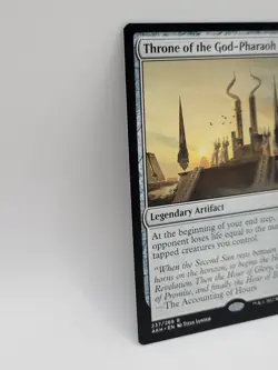 MTG Throne of the God-Pharaoh NM Amonkhet Rare Legendary Artifact EDH Magic Card - Image 5