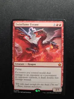 Twinflame Tyrant Foundations FDN Magic: The Gathering Mint Card - Image 1