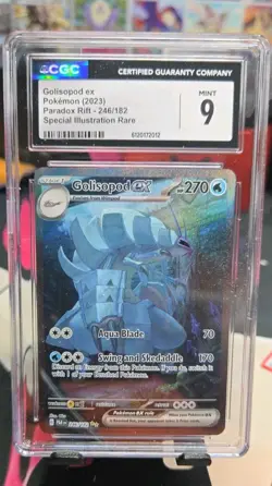 CGC 9 Golisopod ex SIR 246/182 Paradox Rift 2023 Pokemon Card - Image 1