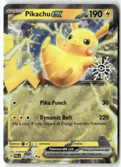 Pikachu ex (Holiday Calendar) Double Rare Miscellaneous Cards & Products 063/193 - Image 1