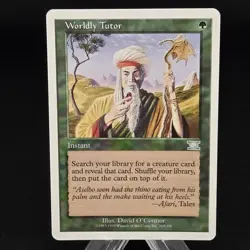 MTG Worldly Tutor- Classic 6th Edition- Uncommon- LP (A) - Image 1