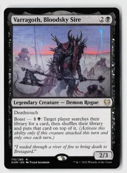 Varragoth, Bloodsky Sire #115 (NM) Kaldheim KHM Magic MTG - Image 1