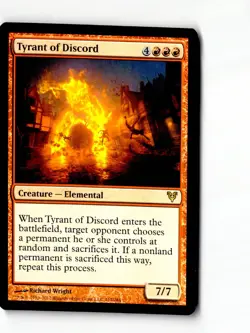 Tyrant of Discord 162 Rare Avacyn Restored Magic: The Gathering Lightly Played - Image 1
