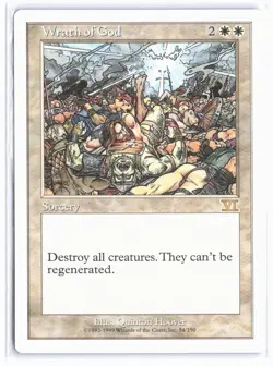 Wrath of God Classic MTG Core Set 6th Edition Regular - Image 1