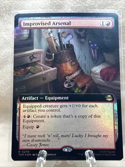 Improvised Arsenal - FOIL Magic The Gathering Teenage Mutant Ninja Turtles MTG - Image 2