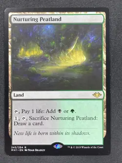 MTG Magic the Gathering Nurturing Peatland (243/316) Modern Horizons VLP - Image 1