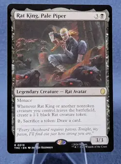 Rat King, Pale Piper Commander: Teenage Mutant Ninja Turtles NM MTG 🔮 - Image 1