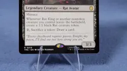Rat King, Pale Piper Commander: Teenage Mutant Ninja Turtles NM MTG 🔮 - Image 3