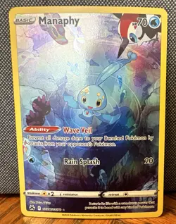 Pokemon Card - Manaphy Crown Zenith Galarian Gallery GG06/GG70 Ultra Rare - Image 1
