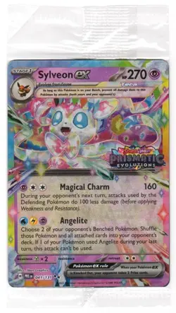 Sylveon ex 041/131 Pokemon Prismatic Evolutions Stamp Promo SEALED NM - Image 1