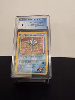 Pokemon Misty's Tentacruel Gym Heroes Holo Rare CGC 7 Unlimited 10/132 2000 - Image 1
