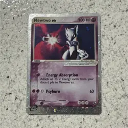 Pokemon TCG Mewtwo ex Ruby & Sapphire 101/109 Holo Ultra Rare 100 HP Psyburn - Image 1