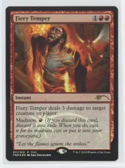 MTG FNM Promos Fiery Temper #11 Promo Foil Rare - Image 1