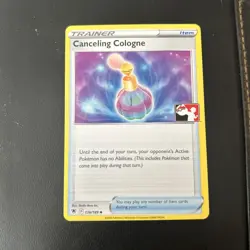 Cancelling Cologne Play! Pokemon Prize Pack Series 3 Non-Holo Stamped Promo 136 - Image 1