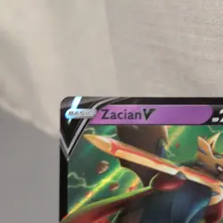 Pokemon Zacian V Ultra Rare Celebrations Full Art Holo 016/025 220 HP - Image 2