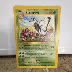 Pokemon Butterfree Jungle 33/64 Uncommon Regular 70 HP English Unlimited - Image 1
