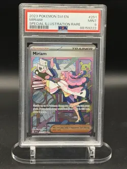 Pokemon TCG Miriam SVI Special Illustration Rare Holo PSA 9 251/198 Eng - Image 1