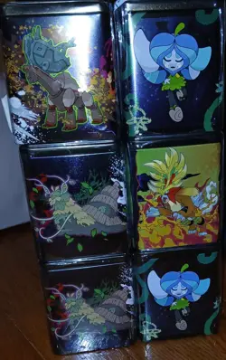 Pokemon TCG treasures of ruin Stacking Tin(s) - Lot of 6 sealed - Image 1