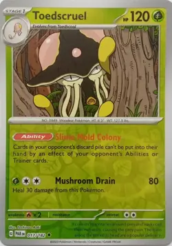 Pokemon TCG - Paradox Rift - Rev-Holo - Toedscruel - 017/182 - Image 1