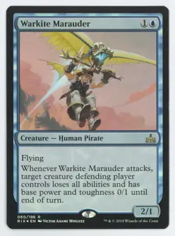 MTG Rivals of Ixalan Warkite Marauder #60/196 Rare FOIL - Image 1