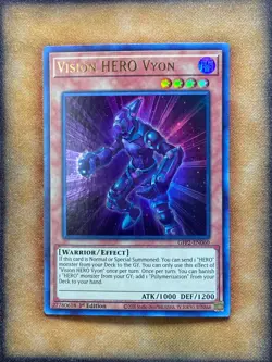 Yugioh Vision HERO Vyon GFP2-EN060 Ultra Rare 1st Ed NM - Image 1