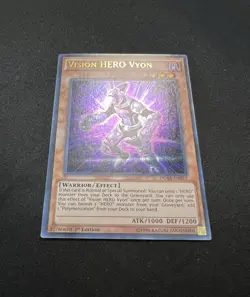 Yu-Gi-Oh! Vision HERO Vyon DUSA-EN021 Ultra Rare 1st Edition Near Mint/Mint x1 - Image 2
