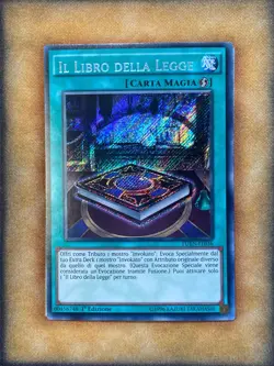 Yugioh The Book of the Law FUEN-EN036 FUEN-IT036 Secret Rare 1st Ed ITALIAN NM - Image 1